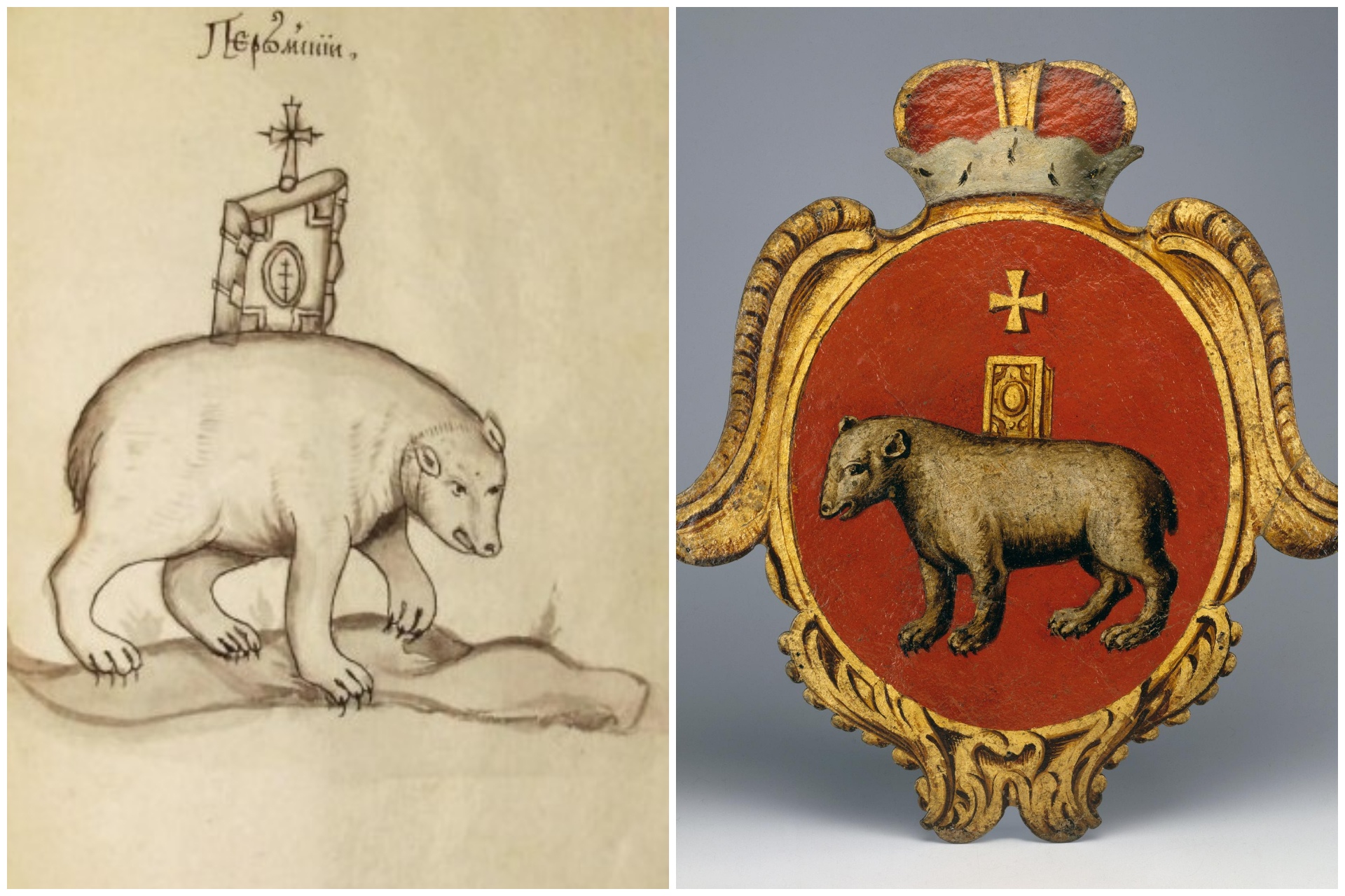Медведь на гербе Пермского края