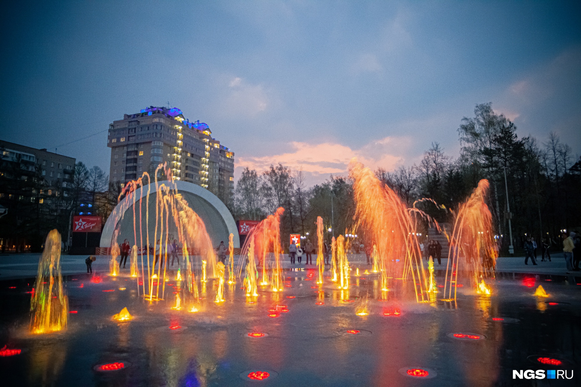 Центральный парк Новосибирск 2022