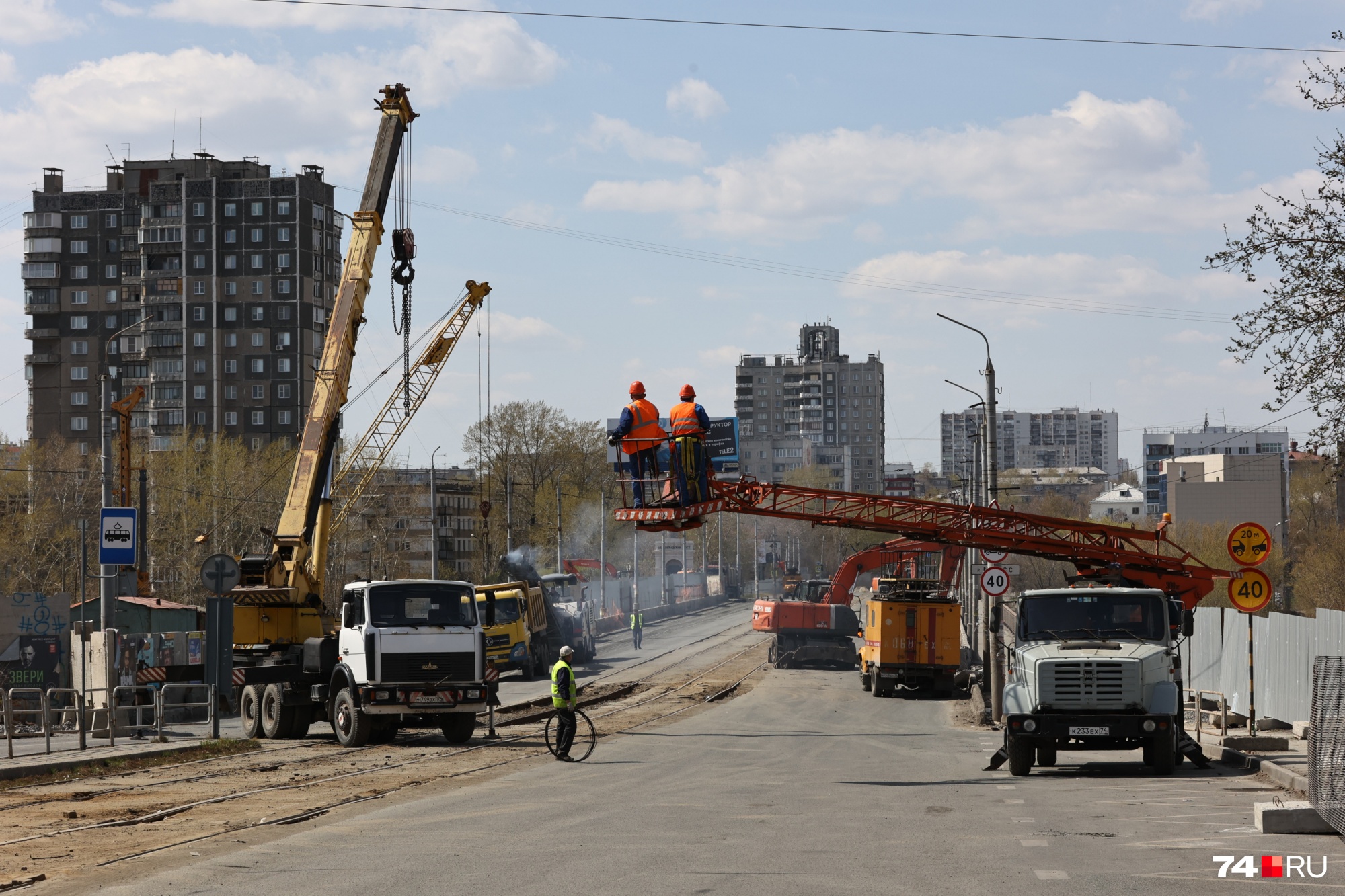 Реконструкция Ленинградского моста в Челябинске