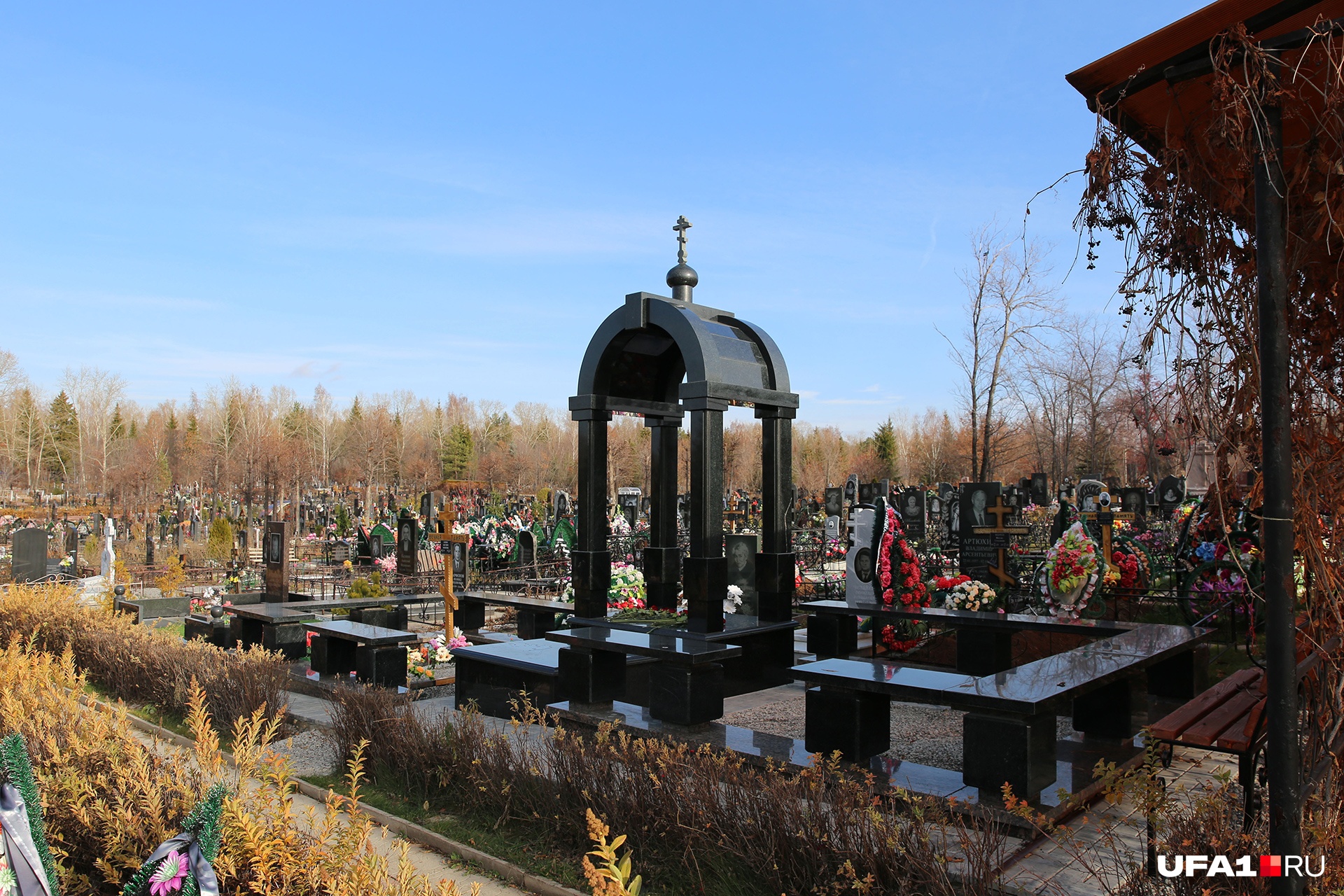 Кладбище Северное 2 в Уфе