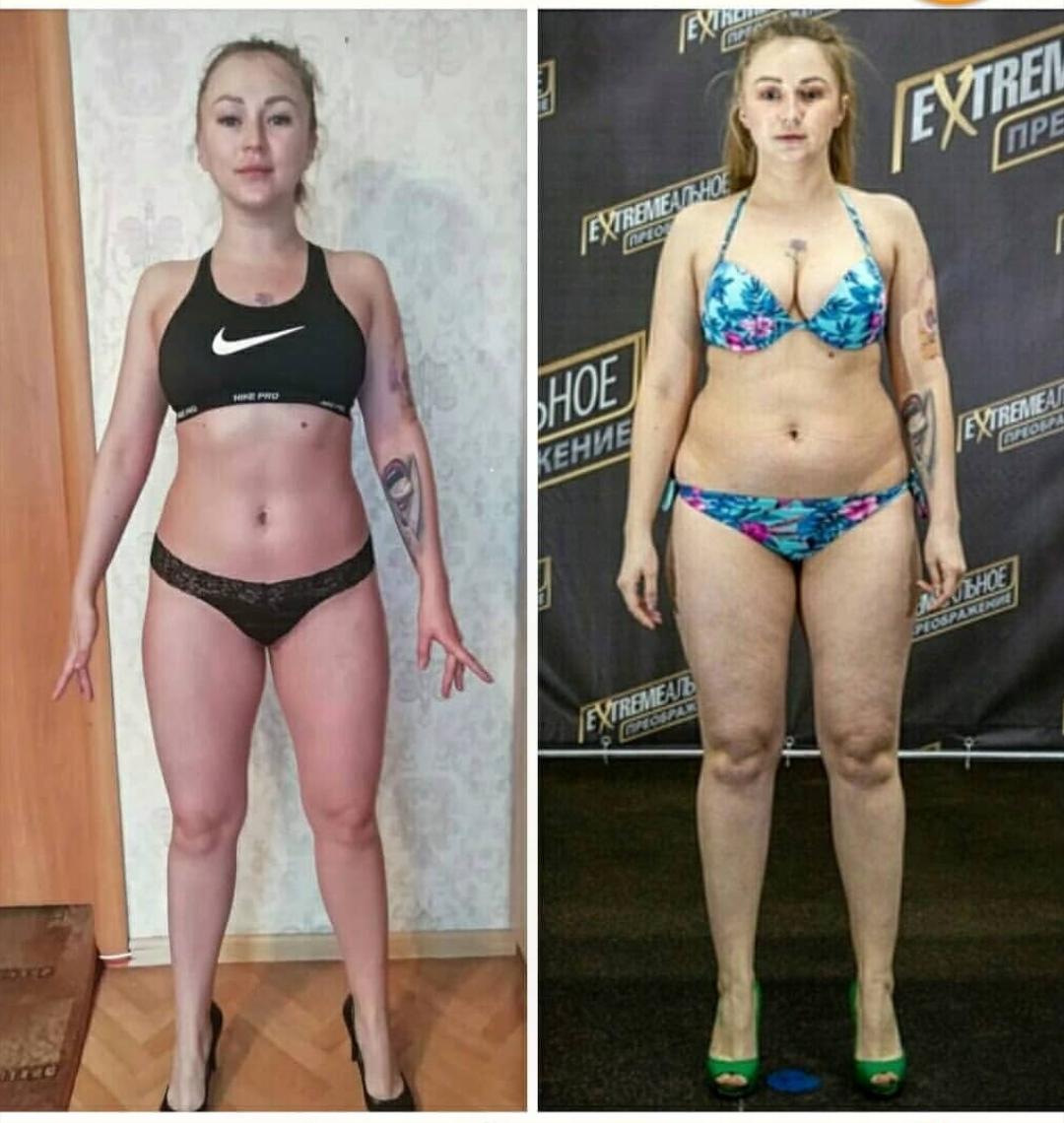 До и после похудения девушки подростки