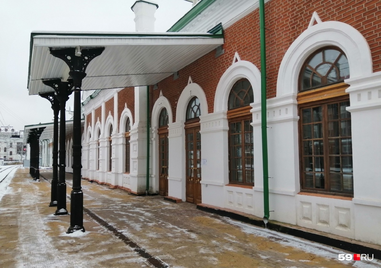 Вокзал Пермь 1 внутри