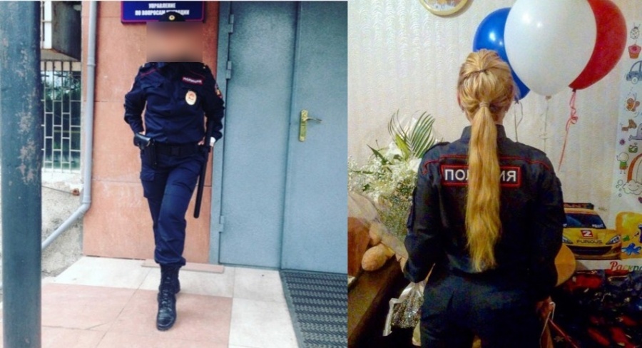 Блондинка отсосала у охранника магазина чтобы не сосать у всего полицейского участка