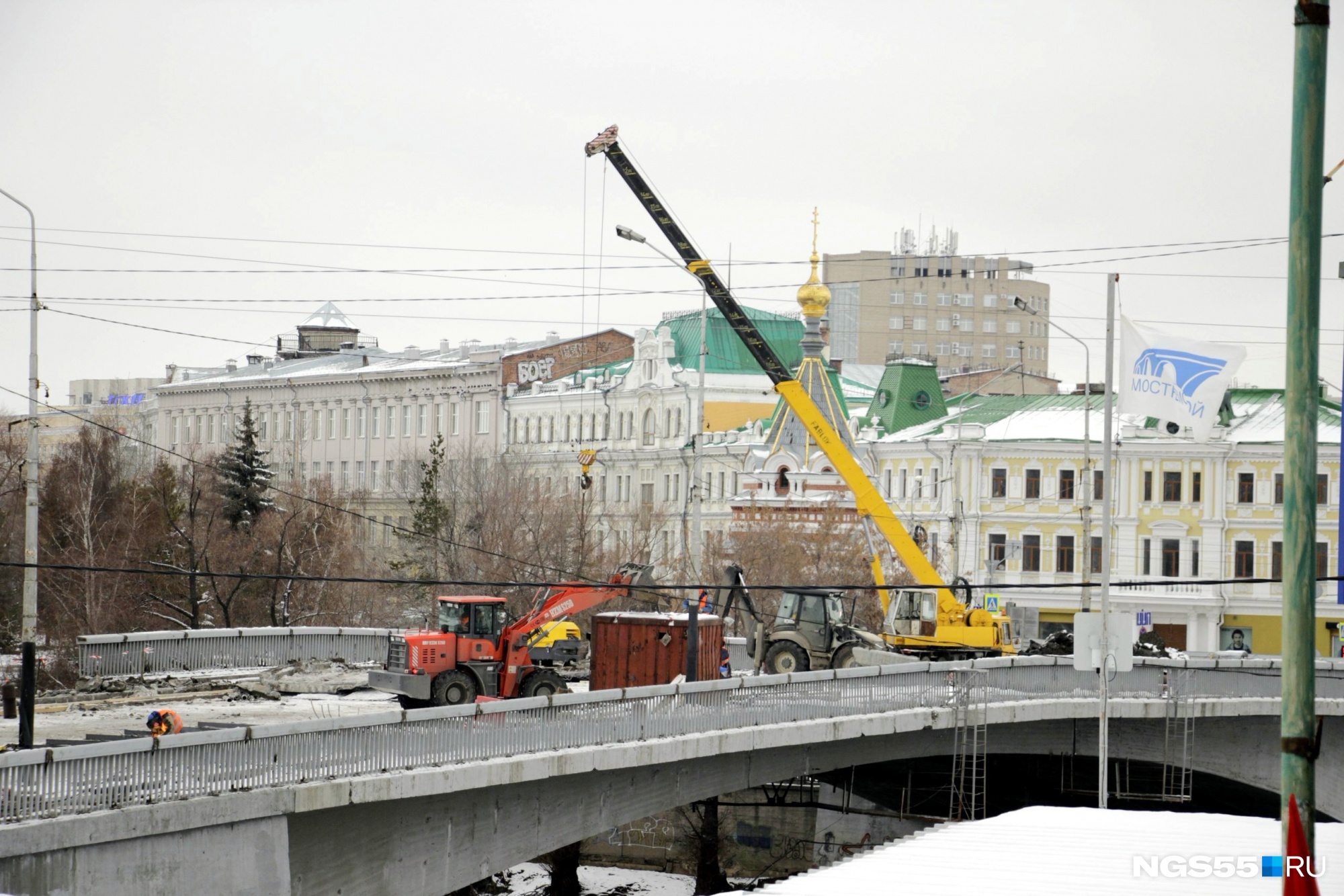 юбилейный мост в омске