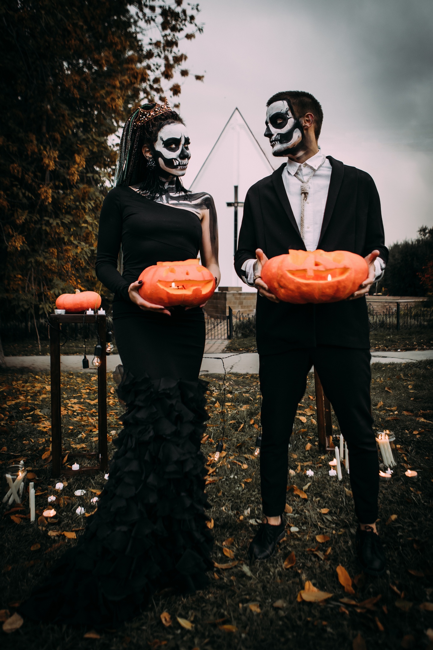 Свадьба в тематике Хэллоуин