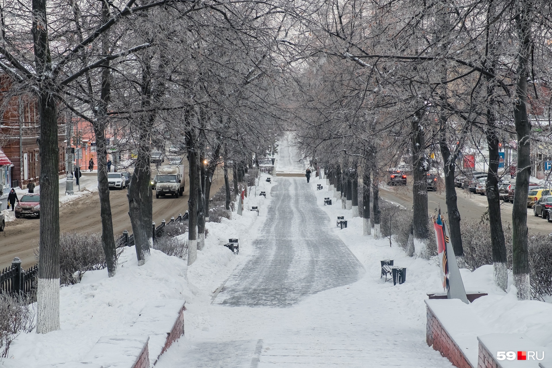 Снег в Перми