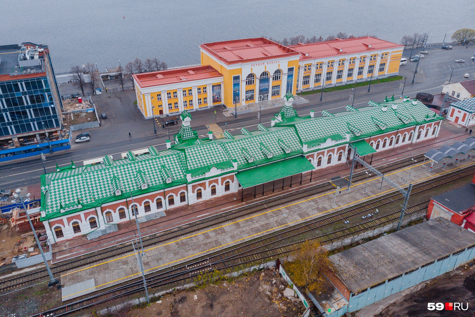 Вокзал на станции Пермь 1