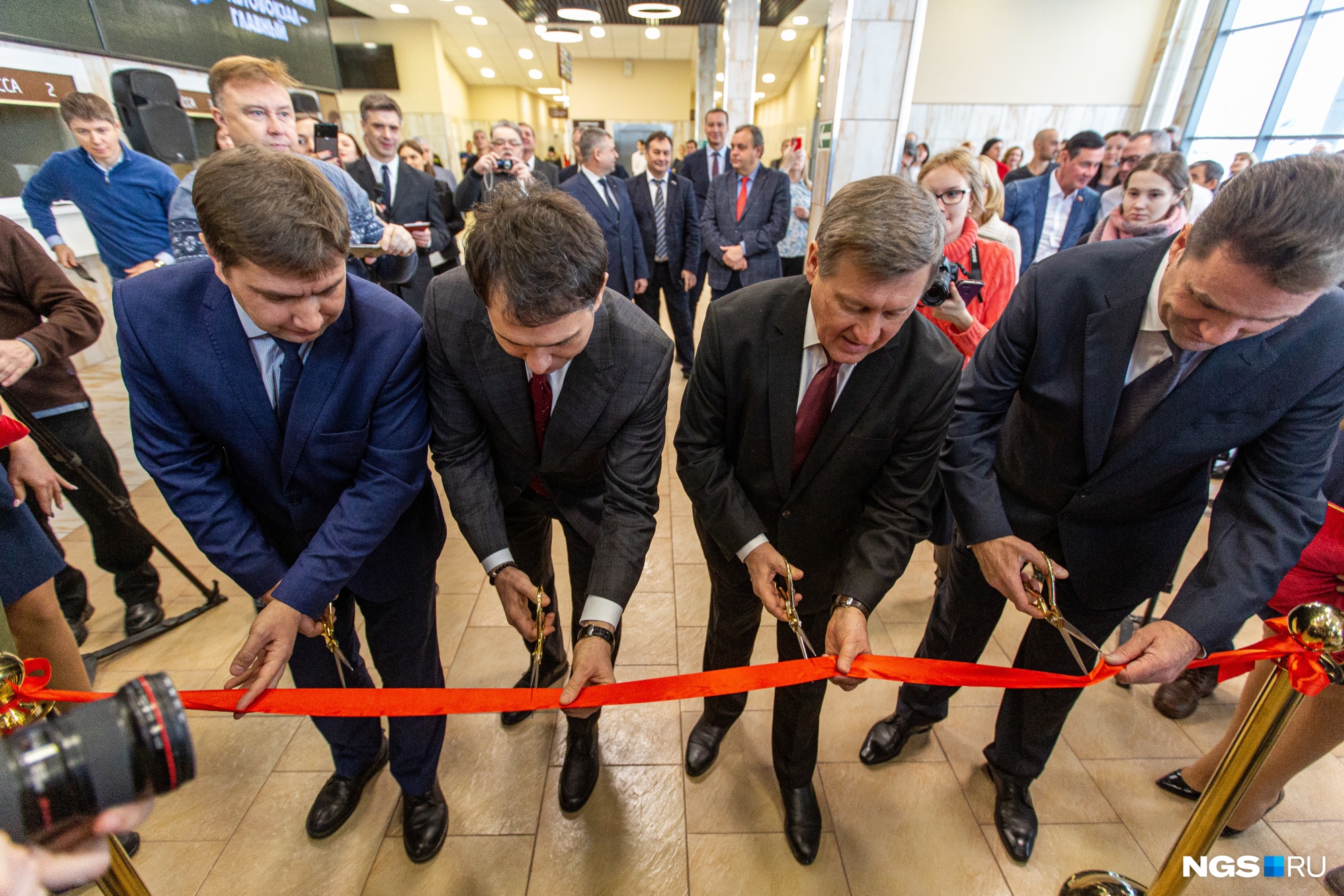 Открытие автовокзала Новосибирск