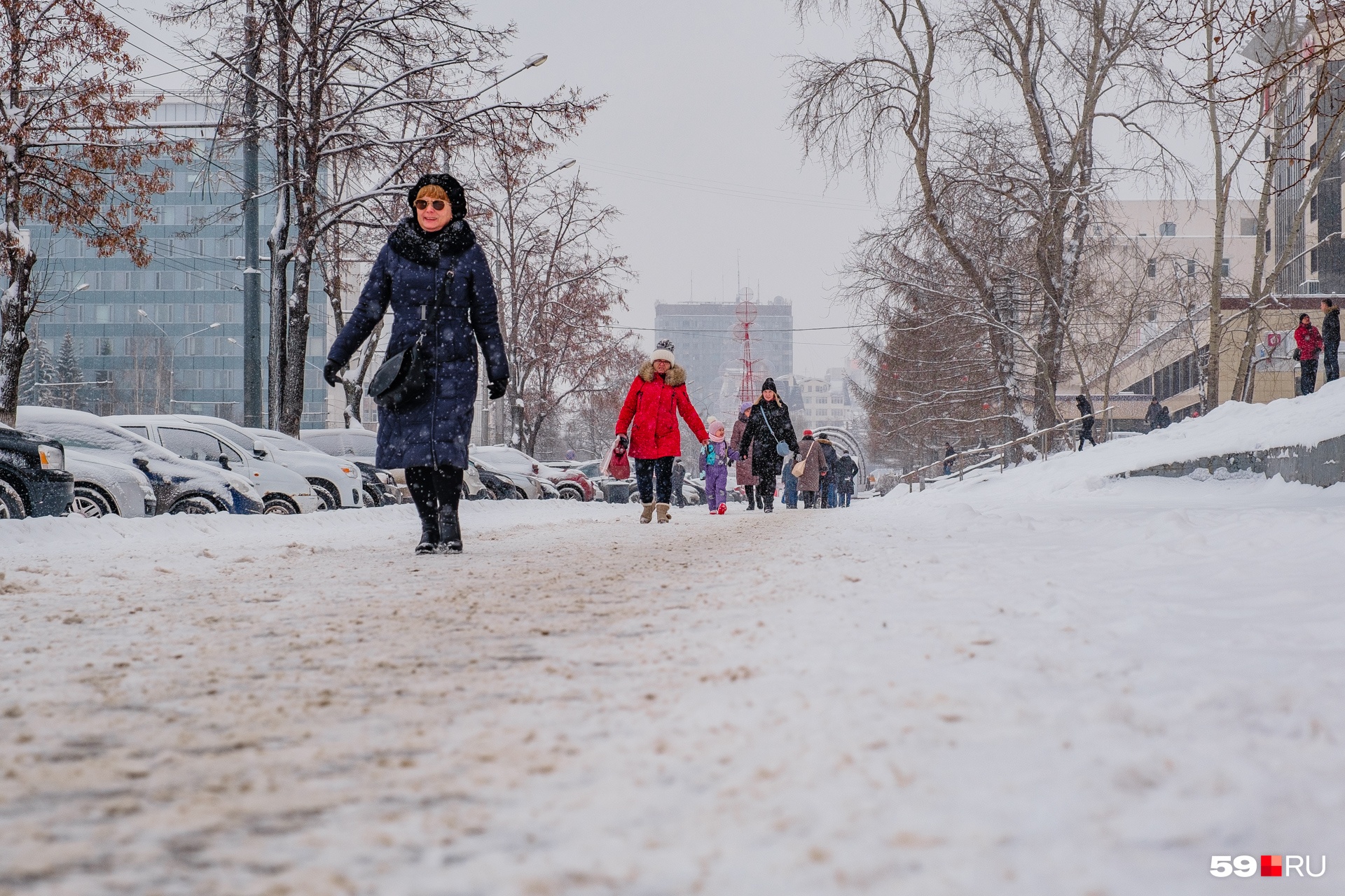 В Пермском крае к выходным ожидается потепление и снегопад