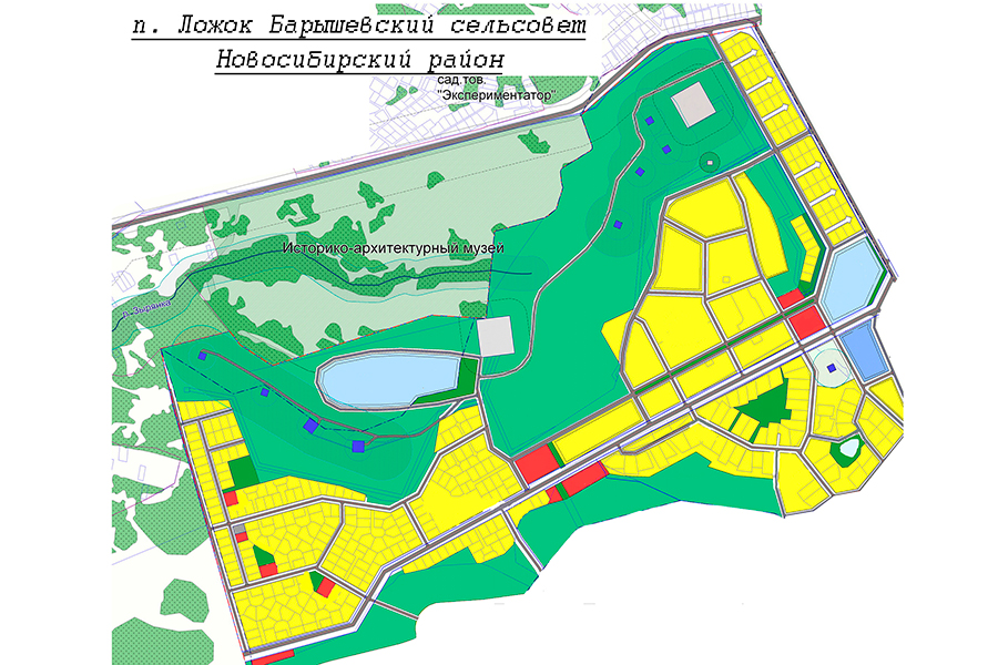 Ложок академгородок новосибирск карта схема