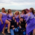 Девушки в лёгких нарядах четыре часа снимались в клипе в условиях непогоды Девушки в лёгких нарядах четыре часа снимались в клипе в условиях непогоды