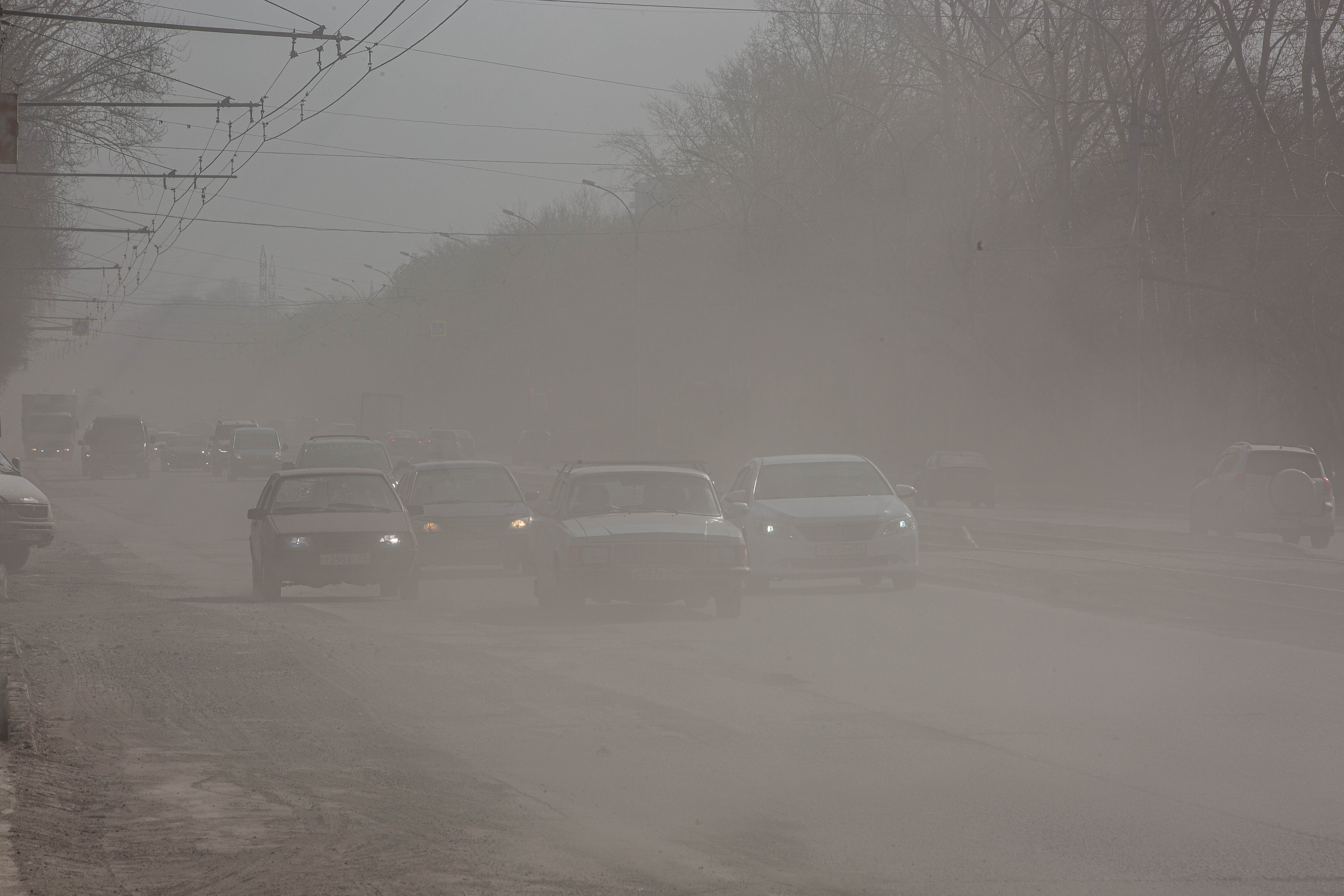Пыль в Новосибирске