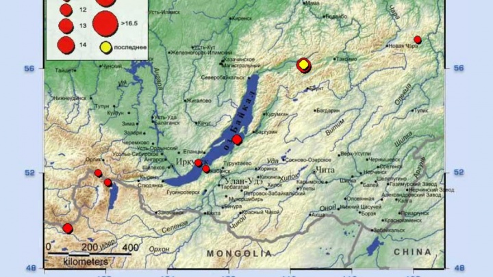 Землетрясение произошло в Бурятии утром 14 апреля, в Приангарье ощутили 3–4 балла