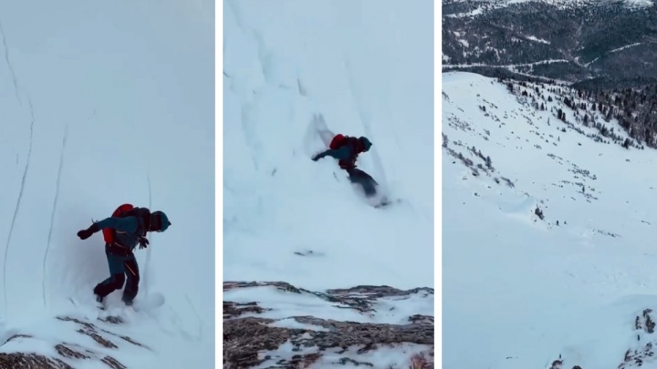 Опытный красноярский сноубордист попал в лавину в «Ергаках»