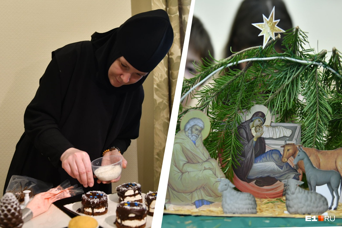 Как проходит Рождество в монастыре? Показываем вертепы и авторские пирожные от екатеринбургских монахинь