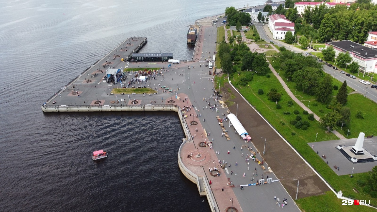 Красная пристань архангельск фото