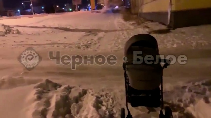 Магнитогорская полиция заинтересовалась видео с оставленным на морозе младенцем