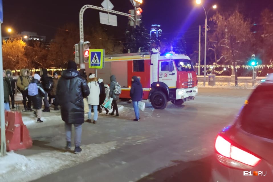 В Екатеринбурге эвакуировали посетителей и сотрудников «Гринвича»