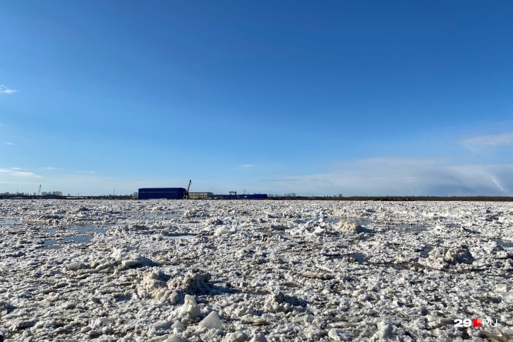Полное очищение Северной Двины ото льда ожидается к 7 мая