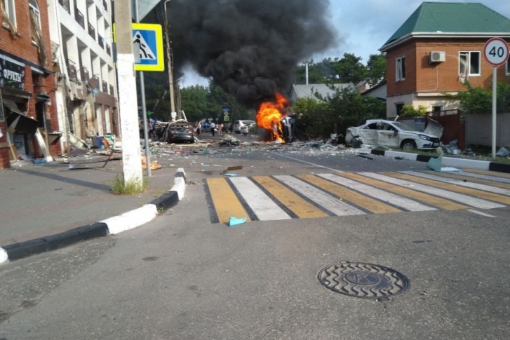 Взрыв случился в центре города