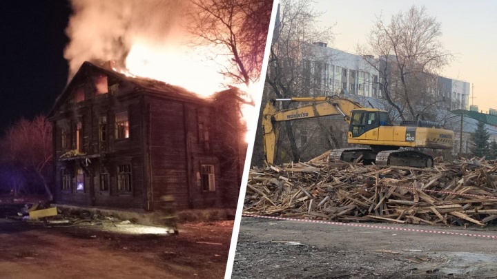 Конец пожарам. В Екатеринбурге наконец снесли старый барак, мешавший детскому саду