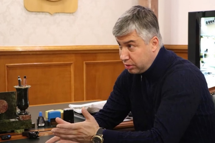 Логвиненко на встрече с мэром Грозного Хас-Магомедом Кадыровым