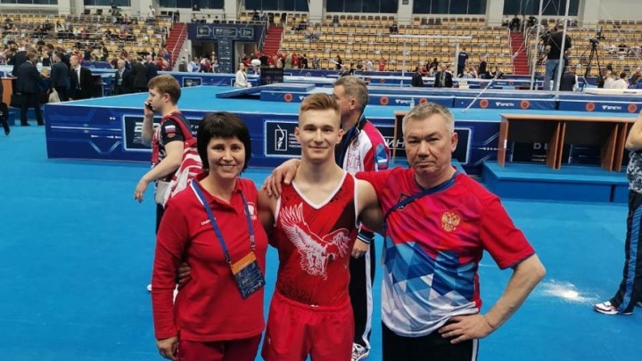 Казанский спортсмен стал чемпионом России по спортивной гимнастике. Публикуем его выступление