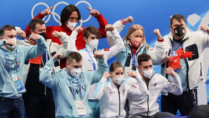 Сборная России по фигурному катанию досрочно завоевала золото на Олимпиаде в Пекине