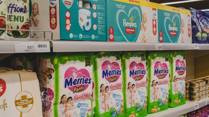 Почем сегодня продают детские подгузники в Перми: фоторепортаж из магазинов
