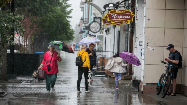 Затяжные дожди идут в Красноярск: выходные будут теплыми, но пасмурными