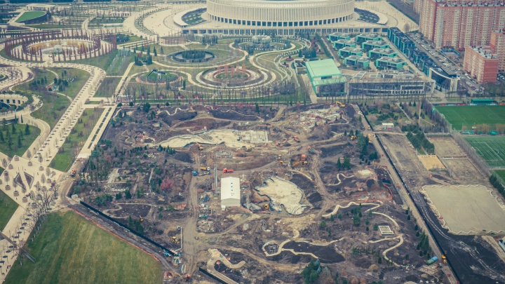 Как выглядит новая очередь парка «Краснодар»? Показываем свежие фото