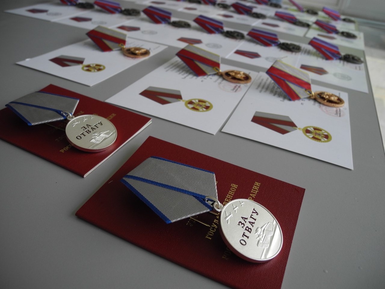 Награды и медали, которые вручали росгвардейцам