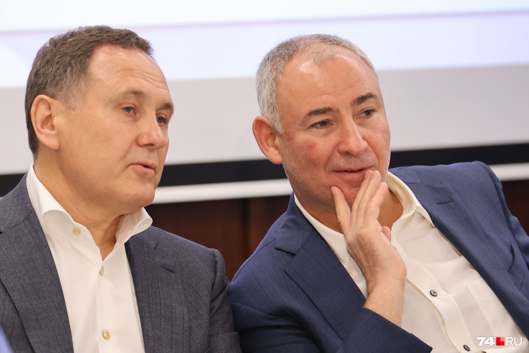 Владелец Промышленной группы «КОНАР» Валерий Бондаренко и президент холдинга «Бовид» Борис Видгоф нашли приятный повод для беседы