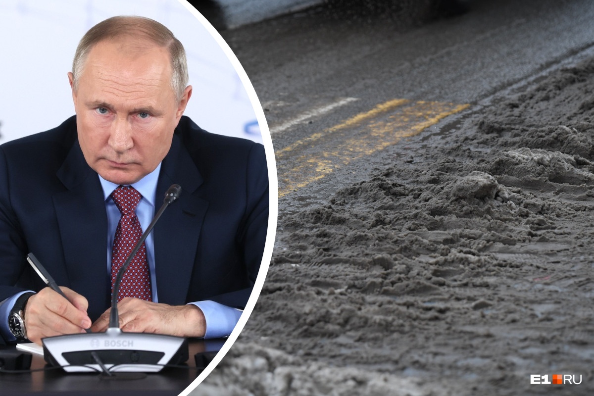 Ученый из Екатеринбурга спросил у Владимира Путина про грязь на улицах города