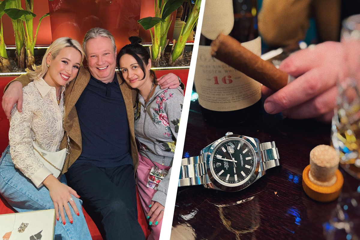Клава Кока отпраздновала день рождения папы. Она подарила ему часы Rolex