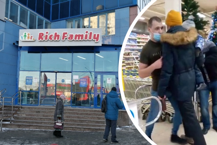 Потасовка произошла в магазине Rich Family вечером в среду Потасовка произошла в магазине Rich Family вечером в среду