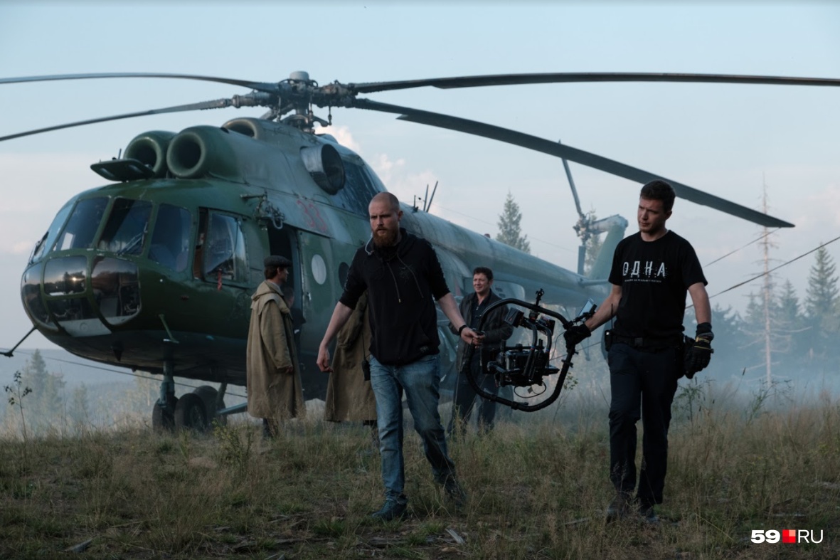 Съемки фильма «Одна» Съемки фильма «Одна»
