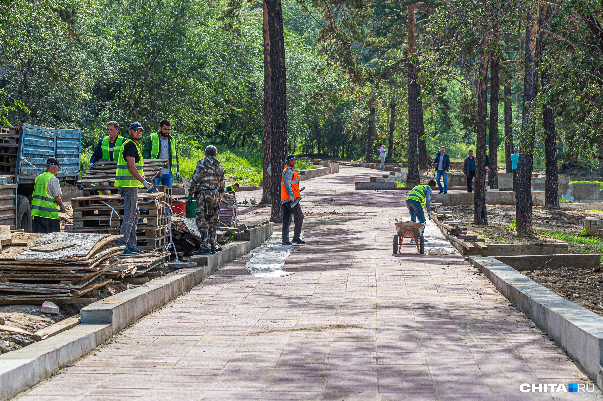 Открытие Гагаринского парка в Чите в очередной раз откладывается