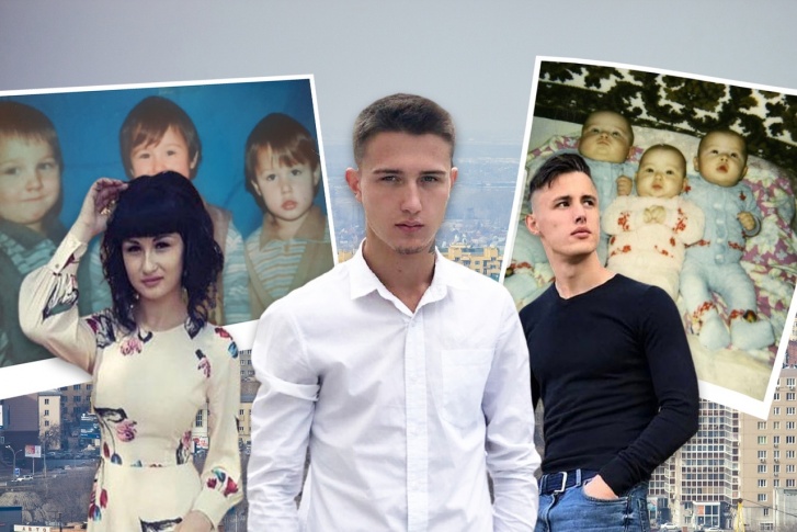 Слева направо: Серафима, Сергей, Семен Овчаренко. До 14 лет тройняшек воспитывала мать Слева направо: Серафима, Сергей, Семен Овчаренко. До 14 лет тройняшек воспитывала мать