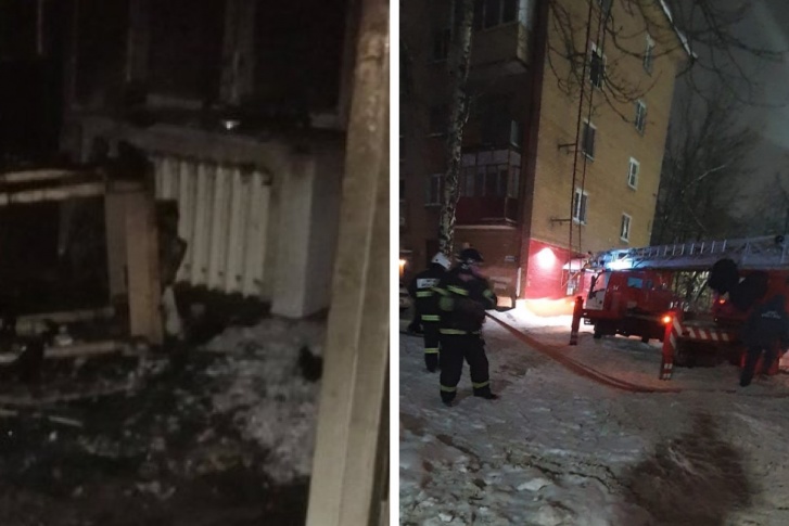 В пожаре на улице Чкалова погиб мужчина В пожаре на улице Чкалова погиб мужчина