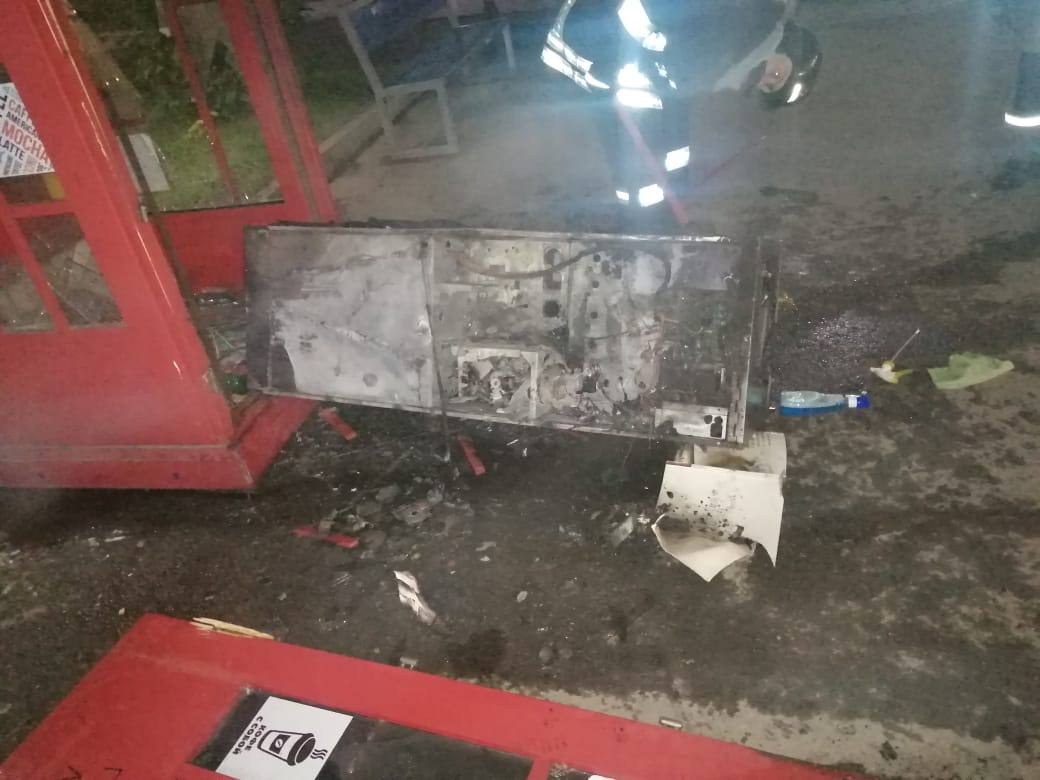 В Иркутске сгорел кофе-автомат