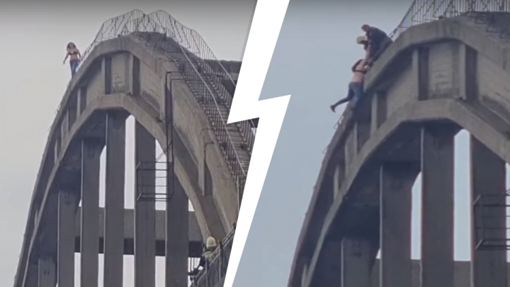 «Висела на краю»: спасатели рассказали, как сняли с моста полуголую женщину в Ярославской области