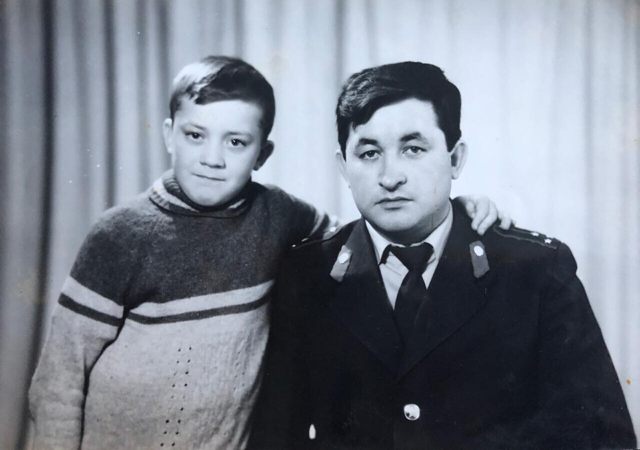 Ратмир Мавлиев с отцом в детстве