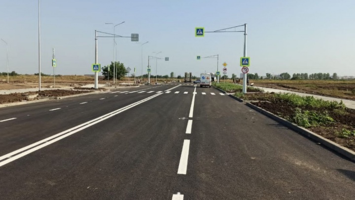 Строительство дороги по улице Конгрессной в Краснодаре завершилось раньше срока