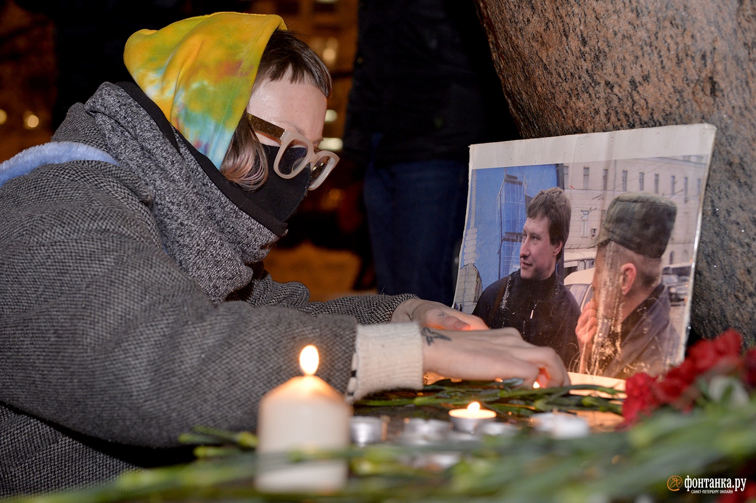 В Петербурге возложили цветы в память о журналистке Бабуровой и адвокате Маркелове