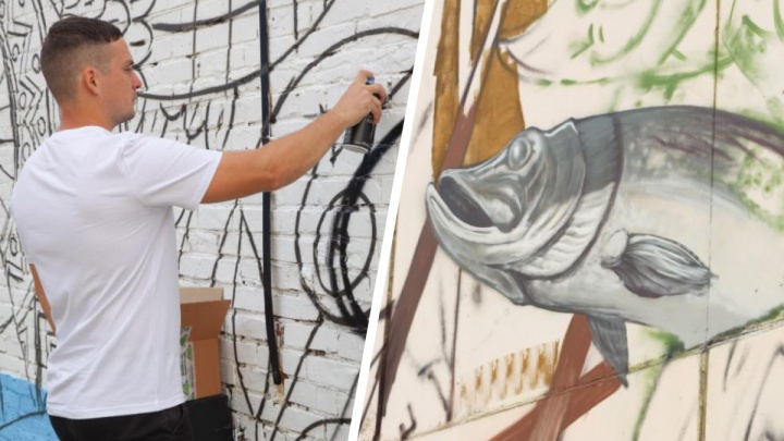 Уличные художники начали разрисовывать Сургут и Нижневартовск
