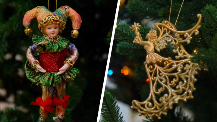 Дед Мороз на мопеде и конек в стразах: какие игрушки украшают елку в правительстве Поморья