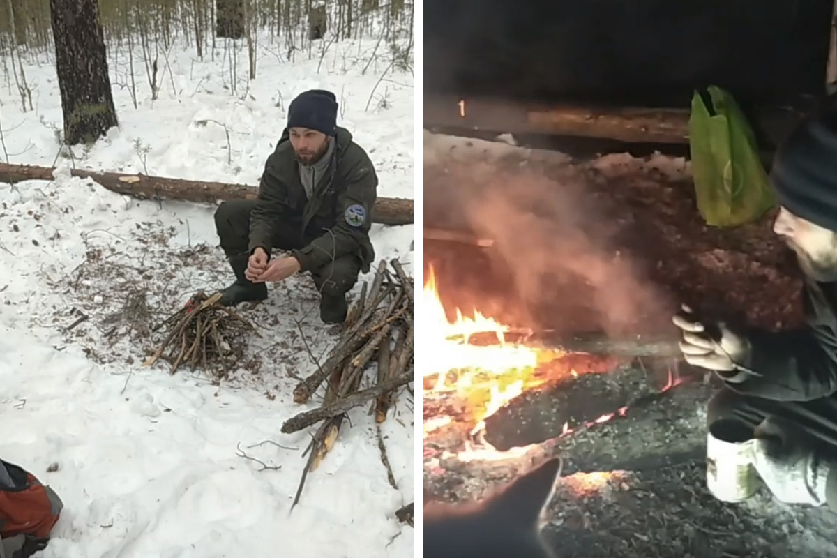 Уральские поисковики на сутки ушли в лес. Их задача — выжить в режиме онлайн