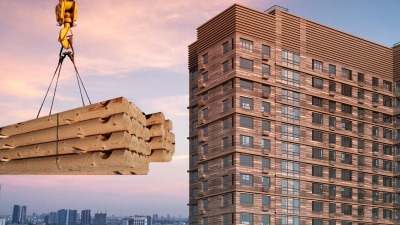 В России начнут строить деревянные многоэтажки. Как такие дома выглядят? Примеры из Сибири, Германии и Швеции