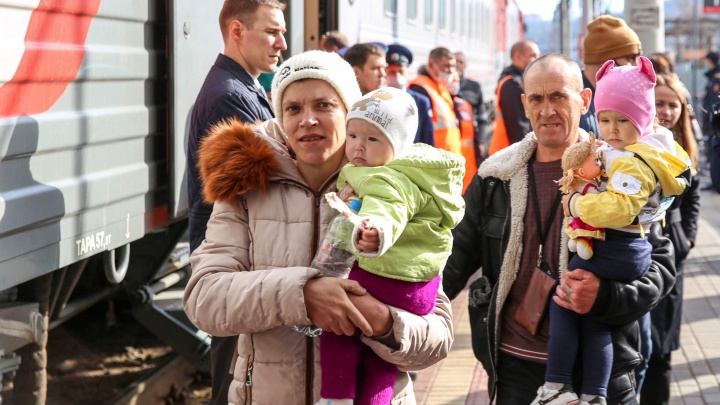 В Уфу прибыла семья беженцев с Украины из 9 человек